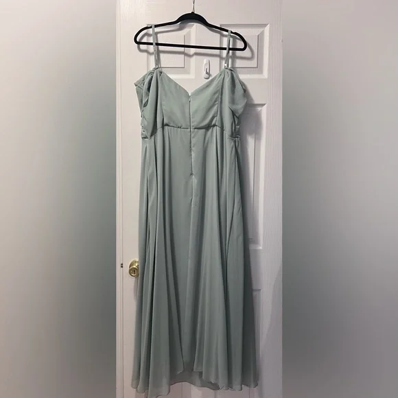 Spence Convertible Dress - Sage with Pockets - Picture 3 of 4